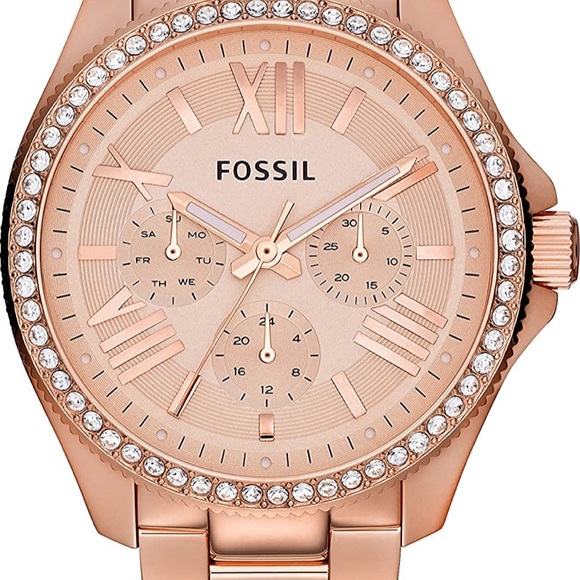Rose gold fossil watch - Picture 4 of 6